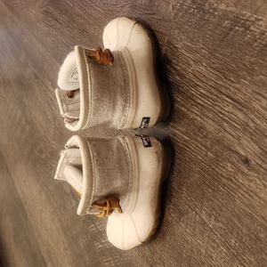 Kids Beige Sperry Boots